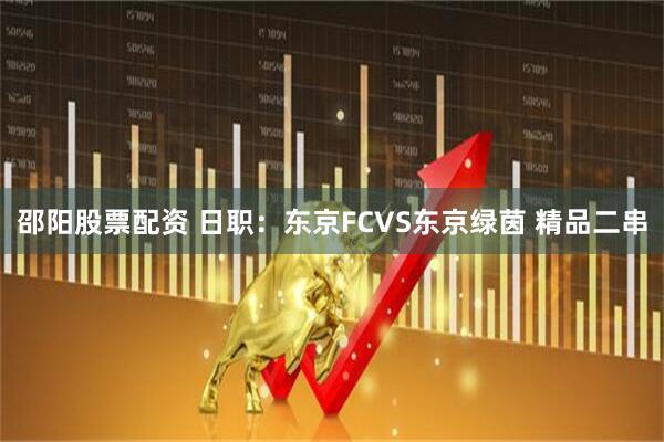 邵阳股票配资 日职：东京FCVS东京绿茵 精品二串