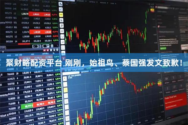 聚财略配资平台 刚刚，始祖鸟、蔡国强发文致歉！