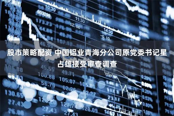 股市策略配资 中国铝业青海分公司原党委书记星占雄接受审查调查